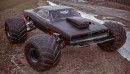 B-Body Dodge Charger MAXX RC monster truck-inspired render by adry53customs on Instagram