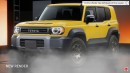 2025 Toyota Land Cruiser compact SUV rendering by Halo oto