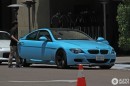 Baby Blue BMW E63 M6 in San Diego