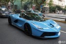 Baby Blue LaFerrari with White Accents