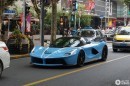 Baby Blue LaFerrari with White Accents