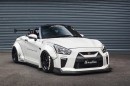 Baby Godzilla: Fake Nissan GT-R With Widebody Kit Has Race Livery