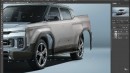 Baby Toyota Land Cruiser rendering by Theottle