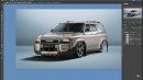 Baby Toyota Land Cruiser rendering by Theottle