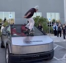 Skateboarding is bad for the Tesla Cybertruck