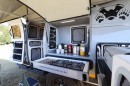 Badger Extreme is a fold-out rugged camper trailer with a twist