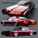 1960s Buick Riviera GS bagged land yacht rendering by musartwork