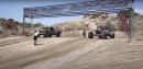 Baja Trophy Truck Drag Races Rock Bouncer, Look at Them Go