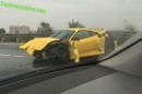Crashed Ferrari F430 in China
