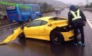 Crashed Ferrari F430 in China