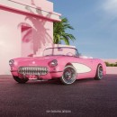 Barbie dream cars - renderings