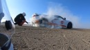 Twin Turbo C8 Chevrolet Corvette catches fire at the track