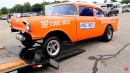 Genuine barn find 1957 Chevrolet 150 Business Coupe B-Gasser Races 1956 Chevrolet "Mr. 56"
