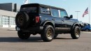 Tuned Ford Bronco Base Lifted on golden 35s by Town and Country TV