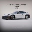 Porsche 911 Basic Van "Breadvan" rendering by sugardesign_1