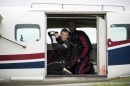 Bear Grylls Operates 2017 Land Rover Discovery Seats via App While Skydiving