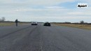 911 GT3 RS vs Huracan Tecnica drag race on Motorsport Magazine