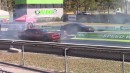 Dodge Challenger SRT Hellcat drags Charger and Mustang GT on DRACS
