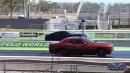 Dodge Challenger SRT Hellcat drags Charger and Mustang GT on DRACS
