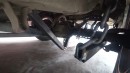 Tensegrity rear-axle suspension
