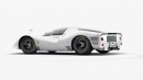 Ferrari 330 P4 stripped of livery, as part of The Beautiful Loser project