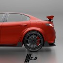 Alfa Romeo Giulia Quadrifoglio - Rendering