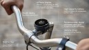 BeeLine is a navigation gadget for cyclist