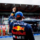 Verstappen Celebrating Spa Qualifying