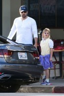 Ben Affleck Drives a Lexus LS