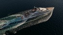 Fully-custom Lady A luxury superyacht