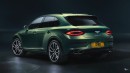 Bentley Bentiger baby SUV Porsche Macan rendering mashup by theottle