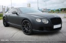 Bentley Continental GT in Matte Black on PUR Wheels