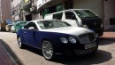 Bentley Continental GT Wrapped in Blue Velvet