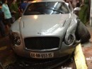 Bentley Continental Supersports crash