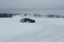 Bentley Flying Spur Drifting on Ice