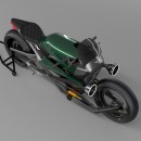 Bentley motorcycle rendering
