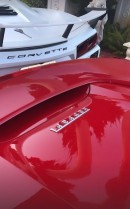 Rick Ross's Ferrari and Corvette