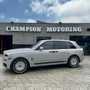 Chrome-Delete Rolls-Royce Cullinan Black Badge AG Luxury 26s for sale by Champion Motoring