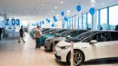 Volkswagen dealership with ID.3s to sell
