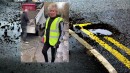 Rod Stewart was so fed up with potholes he fixed some near his home