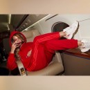 Beyonce on Private Jet