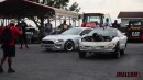Big Block Nitrous Pontiac Firebird on 26-inch wheels drag races S550 Ford Mustang GT on Jmalcom2004