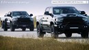 2021 Ram TRX with Mammoth 900 and 1000 upgrade at the Hennessey proving grounds