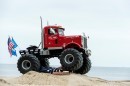 Big Pete is unofficially the world's only "real" monster truck, now has a monster trailer to match