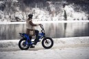 The Moto is the first moped-style bike from Biktrix, offering extended range of over 100 miles per charge