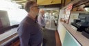 Bill Gates ordering a burger