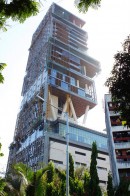 Antilia, the world's largest and most expensive private residence, has 7 levels just for the owner's car collection