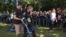 Claire Lomas completes Great North Run