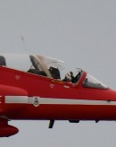 Canopy missing on Hawk T1 after bird strike