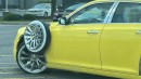Chrysler 300 with spare wheel exterior mods